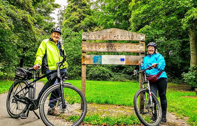 Volunteers exploring other routes for cycling club and undertaking risk assessment