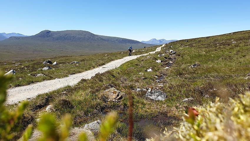 Mountain biker in the Northern Highlands