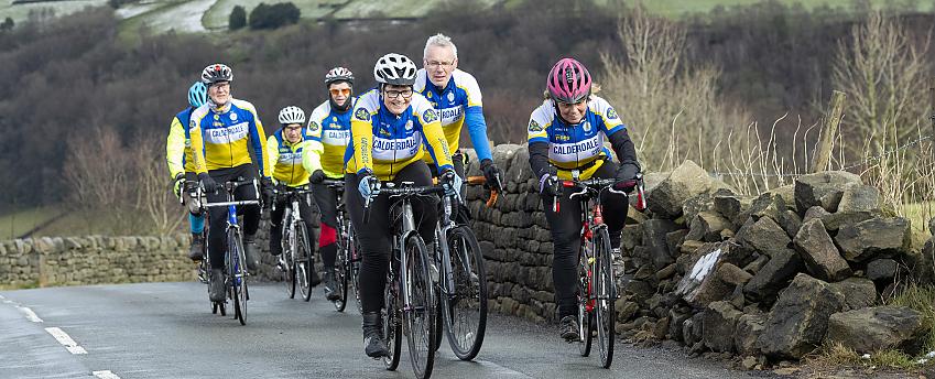 A Cycling UK group on a club run 