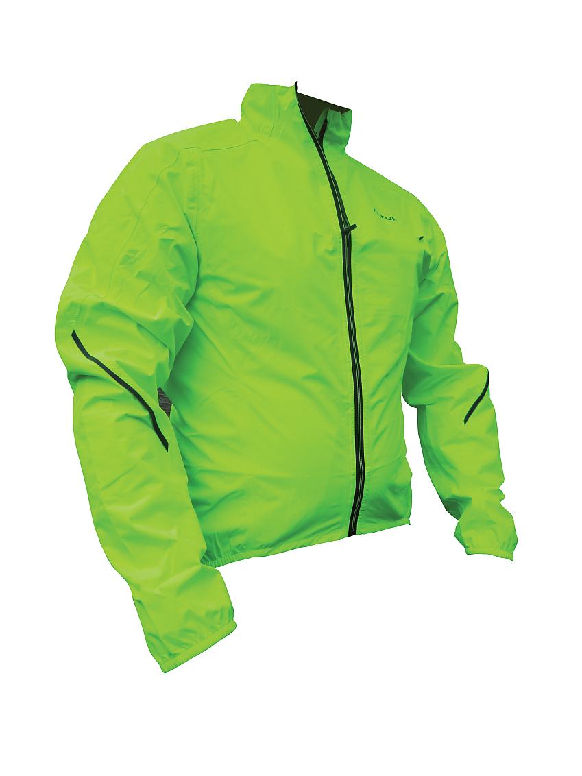 A lightweight waterproof jacket from Altura, in hi-vis yellow