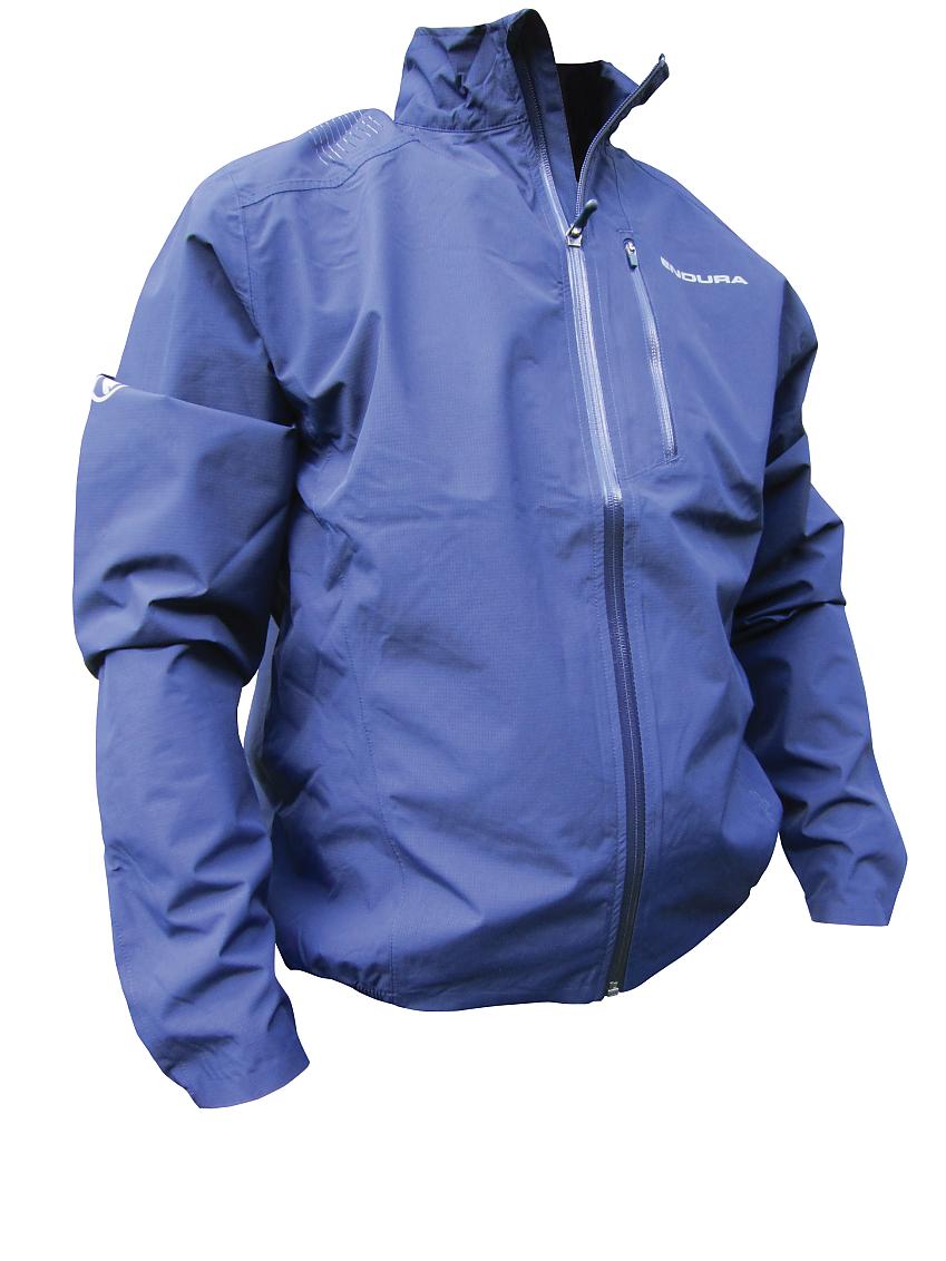 A lightweight waterproof jacket from Endura, in navy