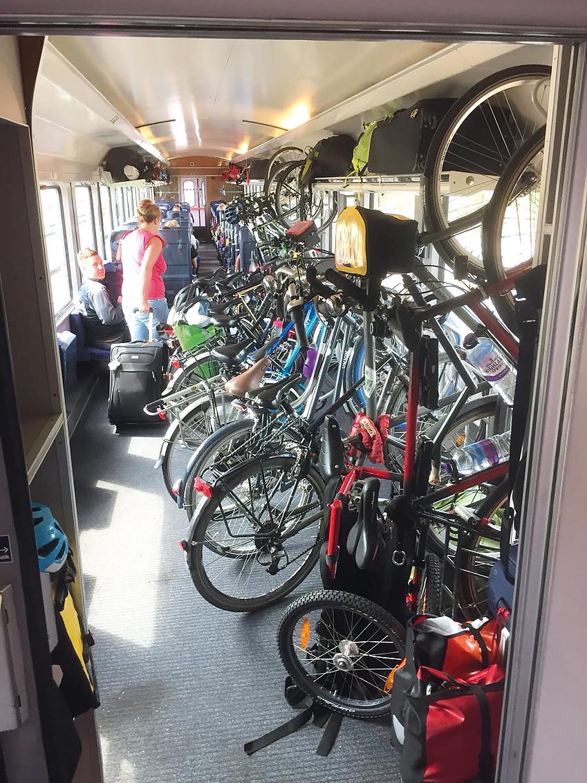 German trains with plenty of bike space