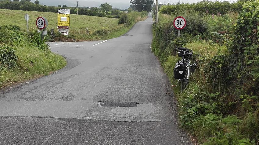 Border crossings, like this one in County Donegal, were easy despite post-Brexit changes