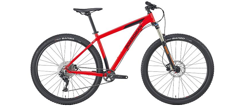 Boardman MHT 8.6, a red mountain bike