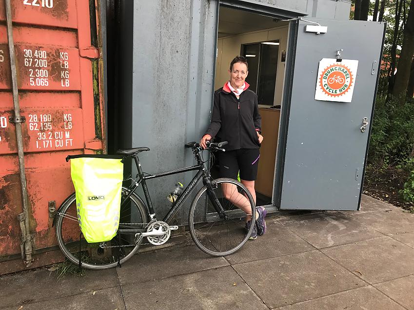 Anne Glass, chief instructor and cycle ride leader of the Drumchapel Cycle Hub