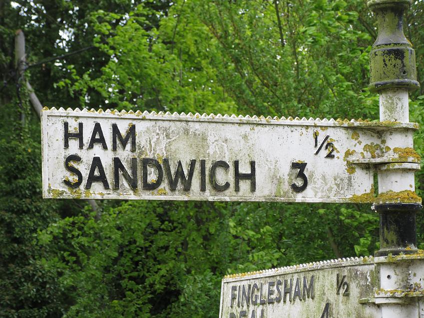Ham Sandwich signpost