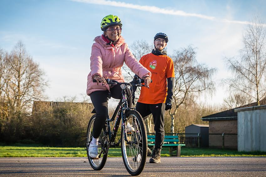 Bikeability training with an instructor