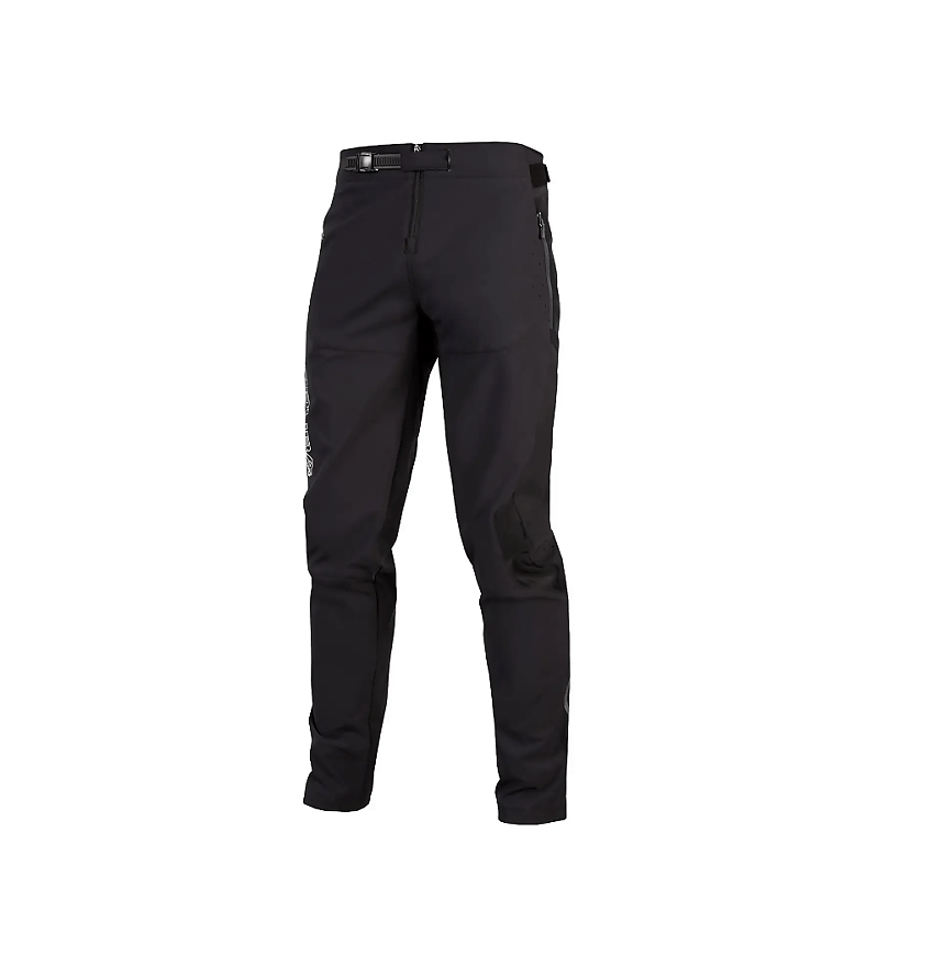 A black pair of mountain biking trousers