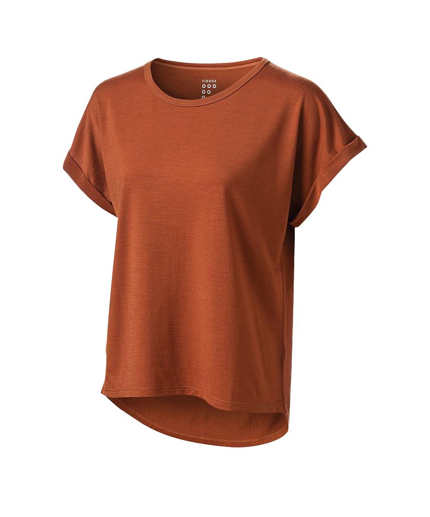 An orange short-sleeved T-shirt