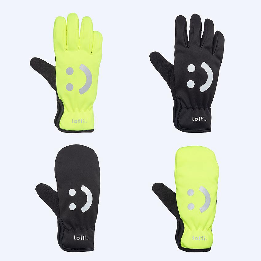 Loffi cycling gloves and mittens