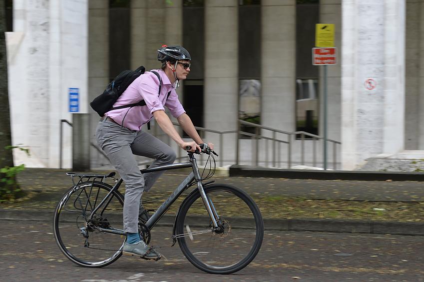 Cycle friendly employer. Photo by Paul Jefferies