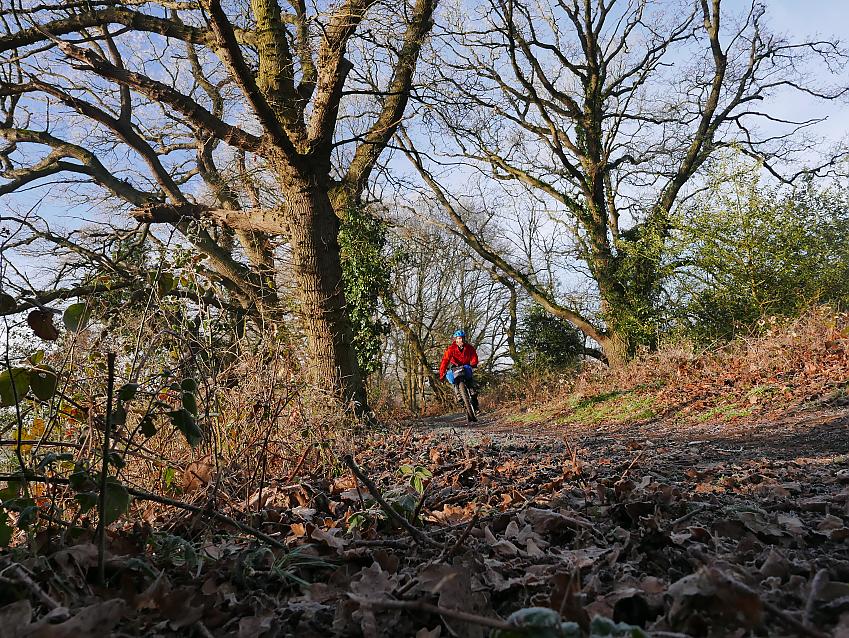 Winter riding in the Surrey Hills