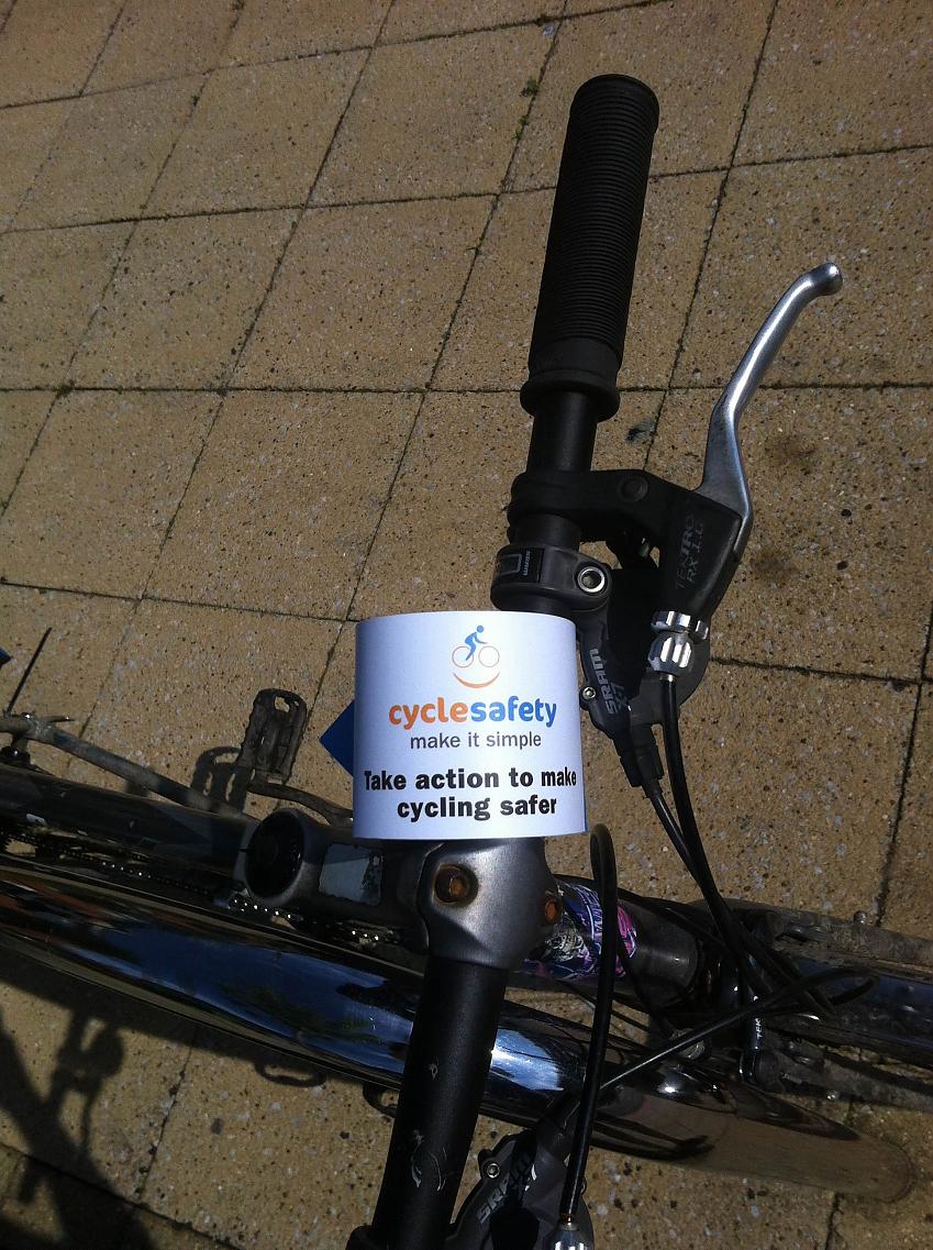 make it simple handlebar flyer attached to bicycle