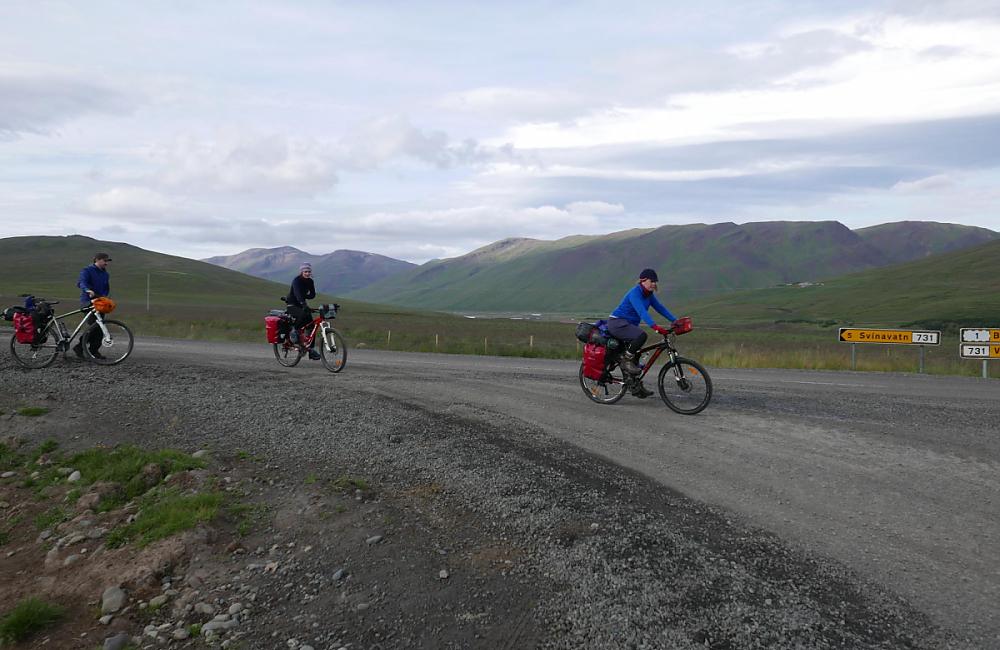 Riding up on to the Kjolur Plateau