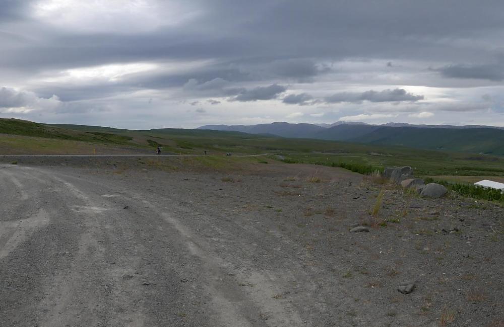 Bleak Icelandic landscape