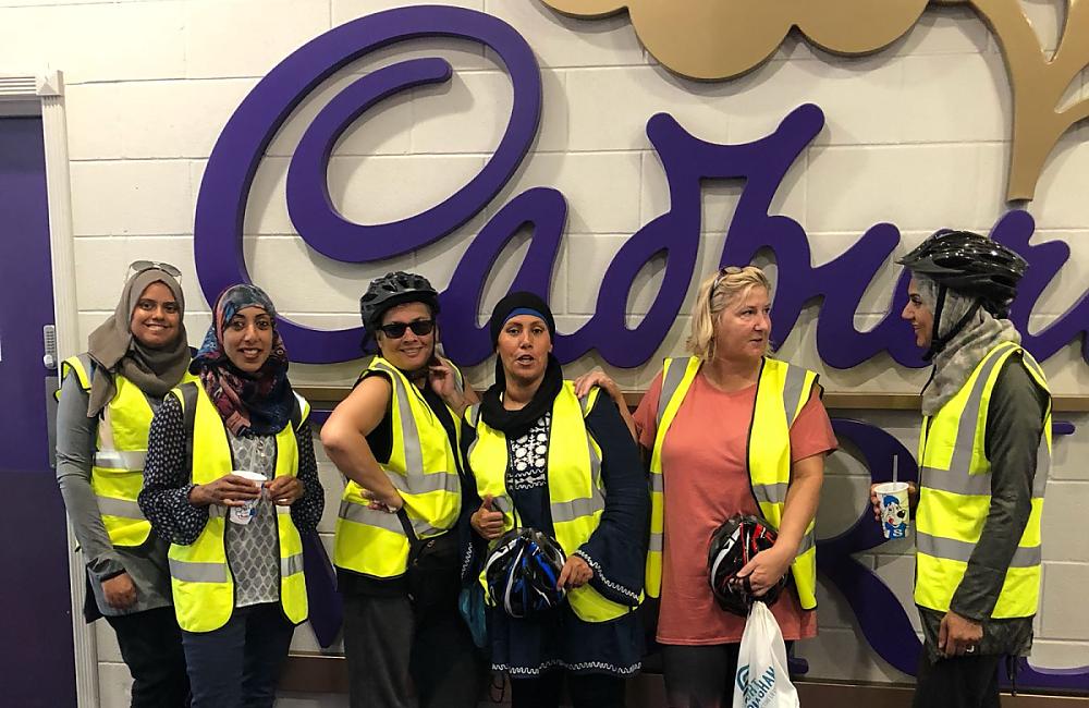 Share CCC outside the Cadbury factory