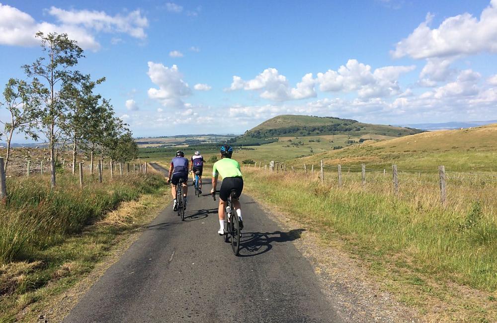 Riders on a descent in the Lakes. Photo: Eden Valley CTC