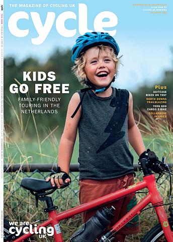 Cycle magazine, front cover Dec 2018