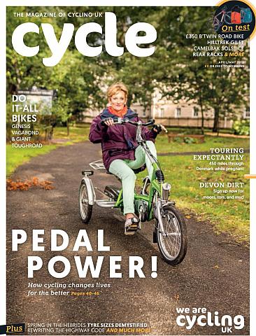Cycle magazine April/May 2019 cover